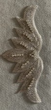 Rhinestone Wing Bridal Dress Costume Decor Crystal Wedding Gown Applique 1 PC