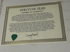 Lynyrd Skynyrd Signed Allen Collins MB Pick Exclusive 77’ Tour Plane Crash Reed!