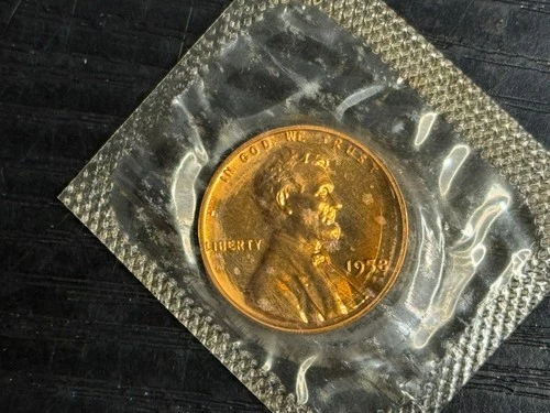 1958 PROOF Lincoln Head Wheat Penny One Cent Coin 1c - ME5419