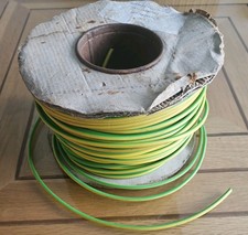 Denmans Electrical GY3 Earth Sleeving Green & Yellow 3mm PVC Tubing approx 100m
