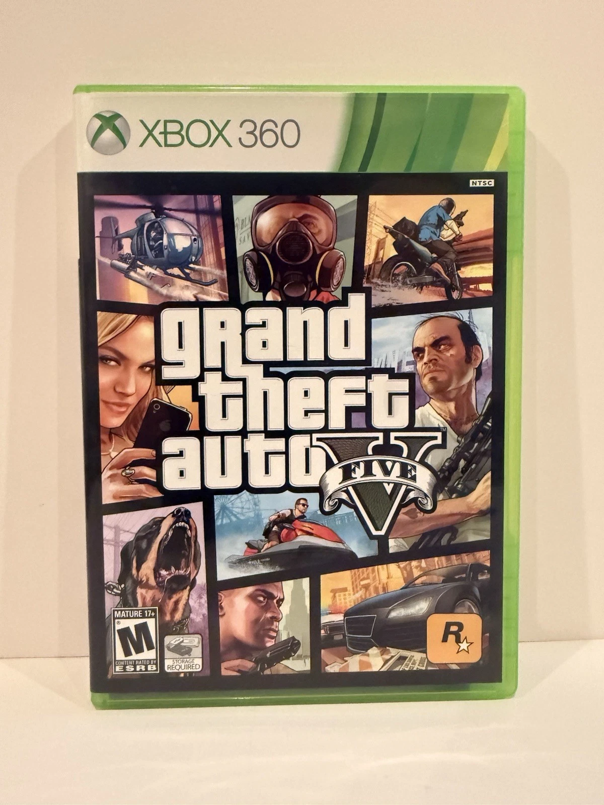 Grand Theft Auto V (Microsoft Xbox 360, 2013) w/ Manual - Tested