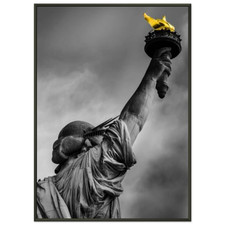 Classic Semi-Glossy Paper Metal Framed Poster 50x70 cm / 20x28  