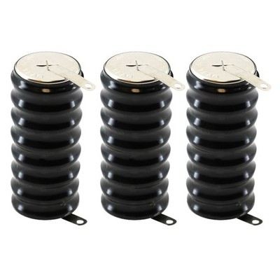 3x 8/CP300H-TABS 9.6V 300mAh NiMH Battery w/TABS For GPS-Trackers Car Alarms