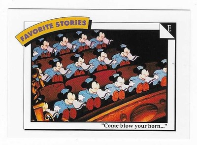 1991 Impel Walt Disney Favorite Stories Orphans' Benefit Mickey Mouse #41 E