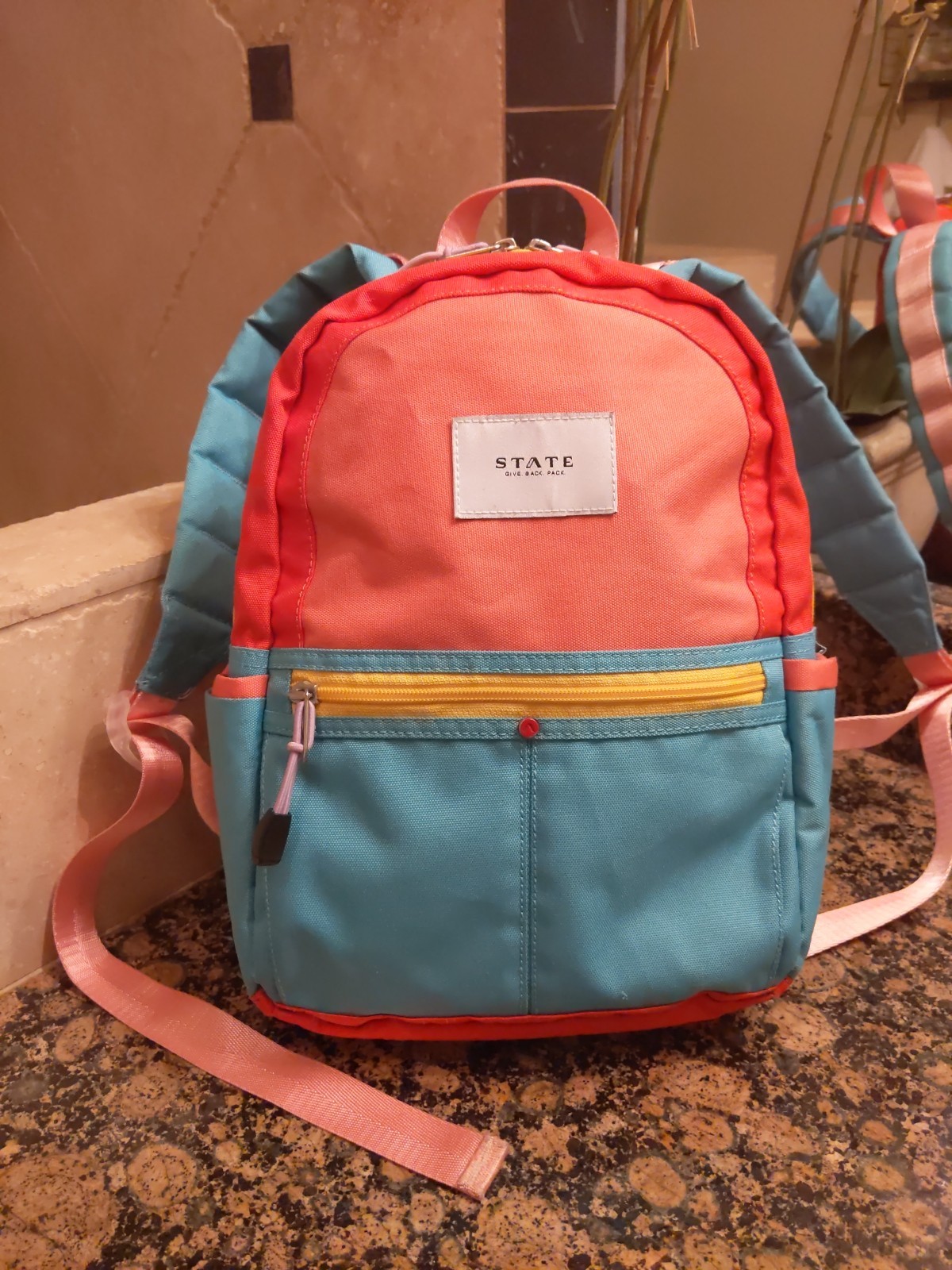 State Kane Mini Backpack Pink Mint Anthropologie - image 1