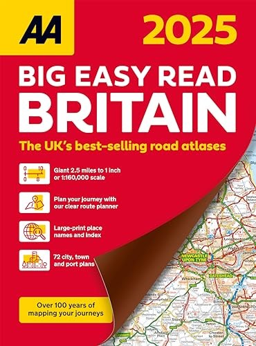 AA Big Easy Read Atlas Britain 2025 - Image 6
