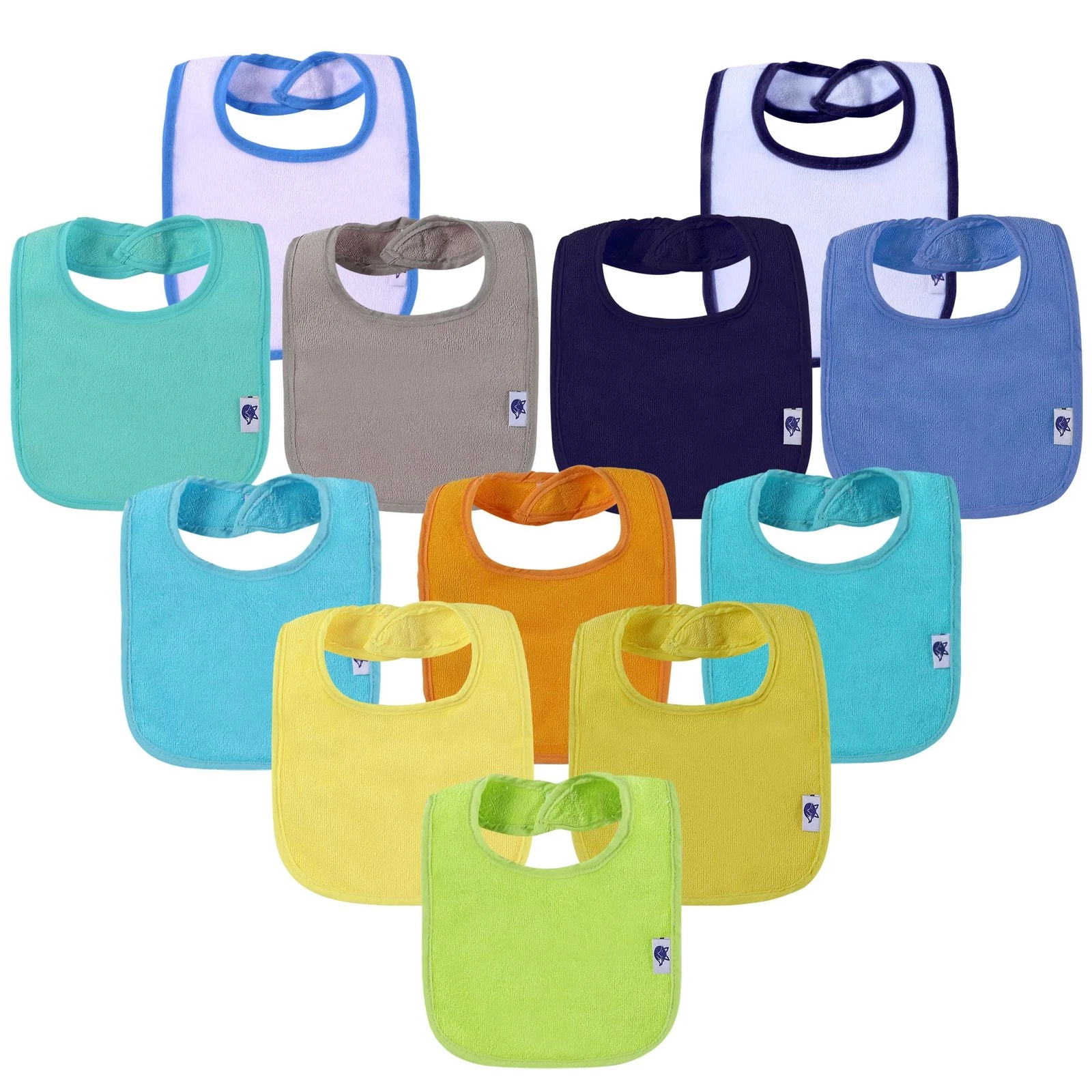 12 Pack Waterproof Baby Bibs for Boy Terry Drool Bib Cotton Solid Knit Infant...
Opens in a new wind