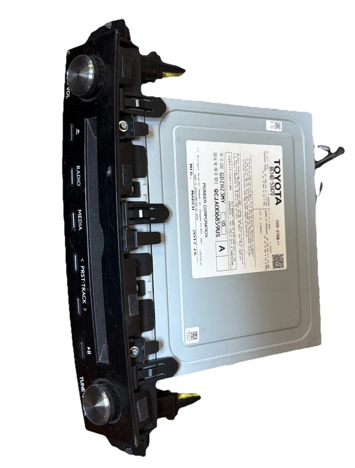 Lexus IS200T IS300 IS350 2017-2019 Gracenote HD radio XM radio unit 86140-53470 - Image 2 of 4