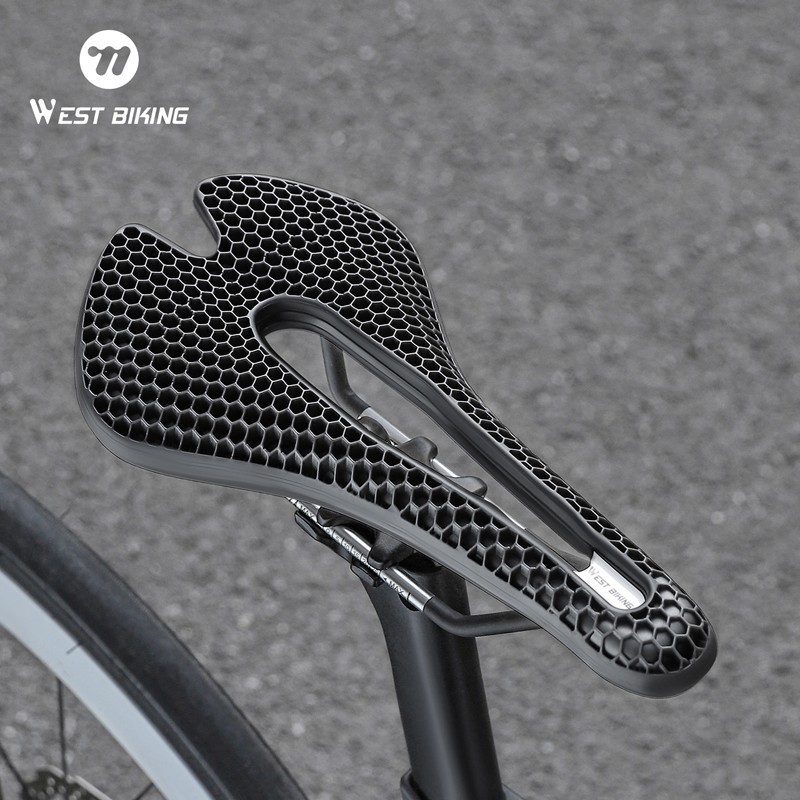 Sella bicicletta West Biking 3D Honeycomb Hollow bici da corsa sella bici da corsa foto 4