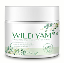 Wild Yam Cream for Hormone Balance, Natural Skincare Products, Alleviate Menstru