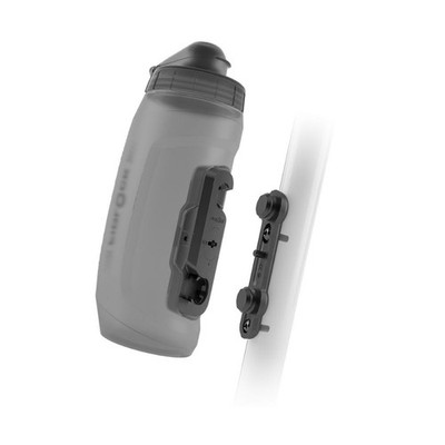 FIDLOCK Fahrrad Trinkflaschen Set TWIST inkl. bikeBase transparent 590 ml