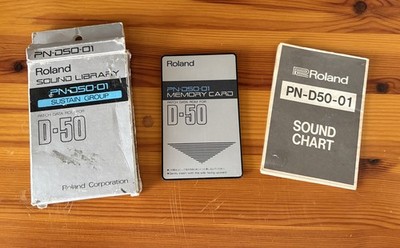 Roland PN-D50-01 Speicherkarte Patch Data Rom für D-50 / D550 - guter Zustand