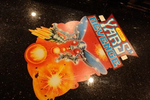 YARS REVENGE  Vintage  1982 Atari Video Arcade game 2600 console  PROMO CUTOUT