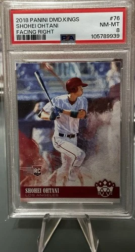 2018 Panini Diamond Kings Shohei Ohtani RC #76 Facing Right PSA 8