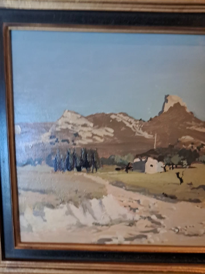 peinture huile Signée  - Photo 2/4