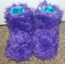 Charlotte Hornets Mascot Shoes Hugo Furry Purple NBA Basketball KIDS LARGE 4/5 *
