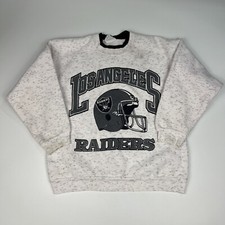 Vintage 90s Los Angeles Raiders Crewneck Sweatshirt Men's M NFL Football USA