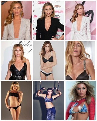 Abigail Clancy Glamour Model 30x 6x4 Fotos/Bilder Konvolut