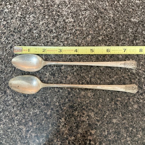 2 Tudor Plate Oneida Community 1926 Elaine Pattern Tea Spoon - Picture 4 of 7