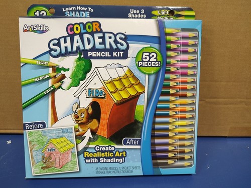 ArtSkills Shader colore matite colorate set 52 pezzi, multicolore, PA-2739 - Foto 4 di 8