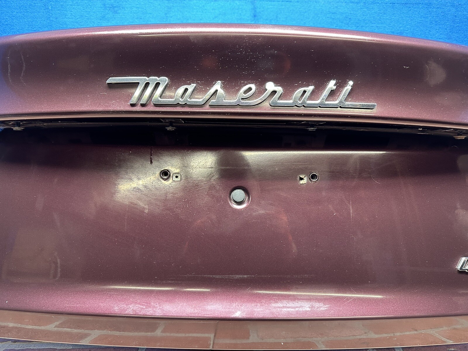 ✅2014-2017 MASERATI QUATTROPORTE S Q4 PURPLE REAR HATCH TRUNK LID OEM