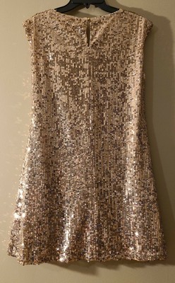 gold dress xl
