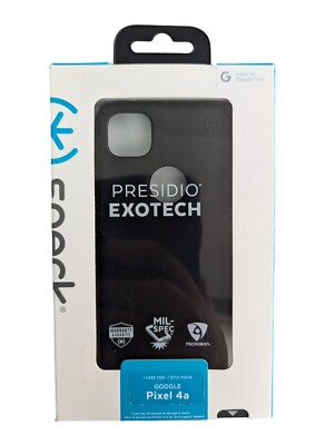 Speck Presidio Exotech Case For Google Pixel 4A Black for sale