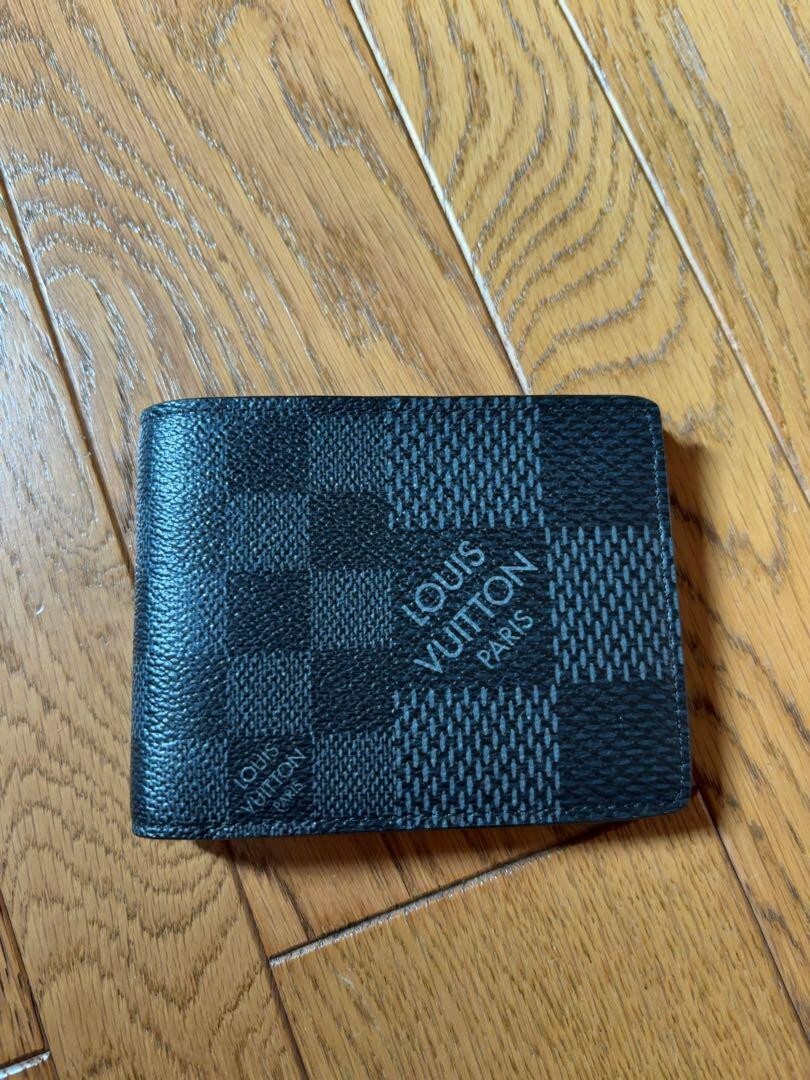 LOUIS VUITTON N60434 Damier Graphite3D Portefeuille Multipull
