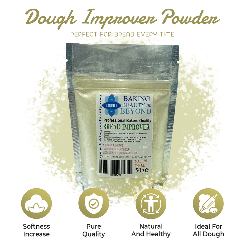 Baking Beauty & Beyond Dough Improver Powder for Bread Enhancer BUY 2