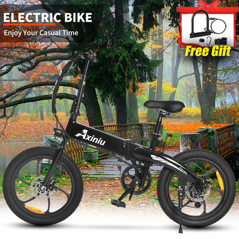 20 Inch Fat Tire Folding E-Bike 850W Commuter Electric Bicycle USA