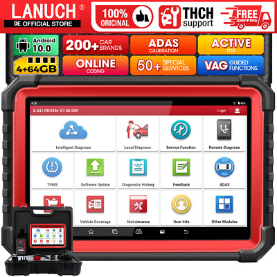 2024 LAUNCH X431 PRO3S+ V5.0 OBD2 KFZ Diagnosegerät Auto Scanner CAN FD DoIP ABS