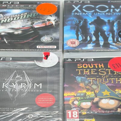 PS3 Sealed Games **Choose Your Game** Broken Seals/Price Labels Cheap  UK