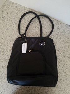 laptop bolsa black leather
