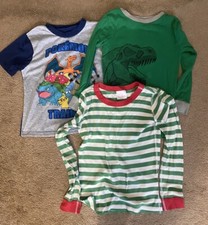 Lot Of Kids Boy Long Sleeve Pajamas Top Size 10