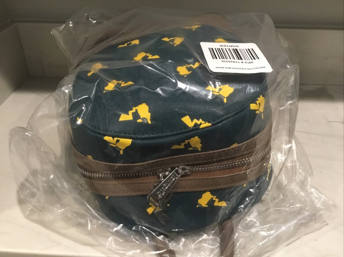Loungefly Pokemon Detective Pikachu Micro Mini Backpack NWT 