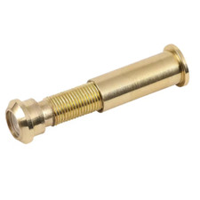 Defiant Home Security Bright Brass 160 Degrees Door Viewer 1/2" Bore 70542