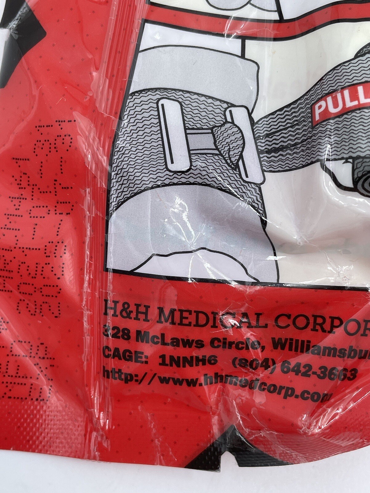 2X H&H The H Bandage Rolled Compression Dressing 8"X10" trauma dressing