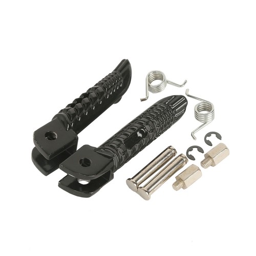 Front Driver Rear Passenger Foot Pegs Footrest Fit For Suzuki GSXR600 750 06-25 - Picture 5 of 7