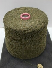 Wolle Garn Stricken weben| Bouclé grün effe...