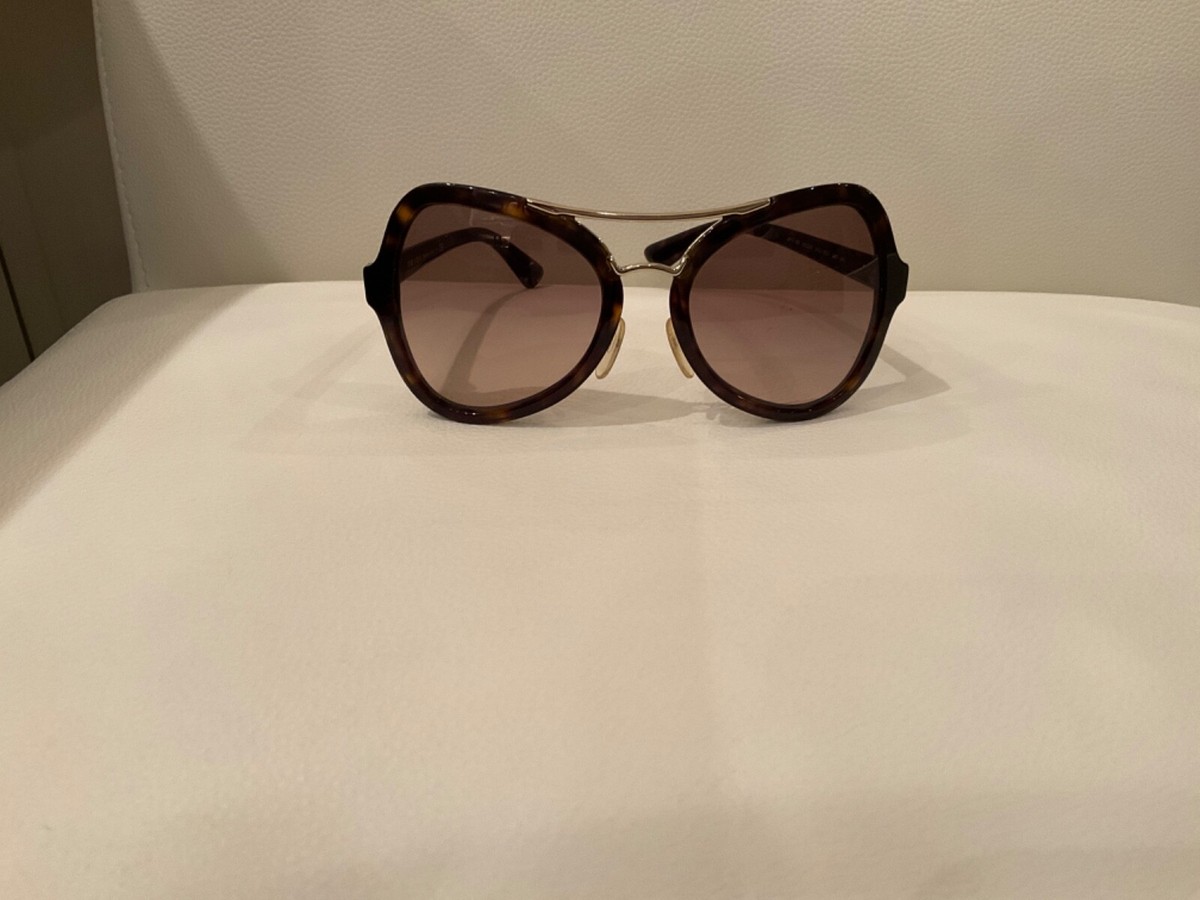 New Prada Brown Gradient Butterfly Ladies Sunglasses | eBay