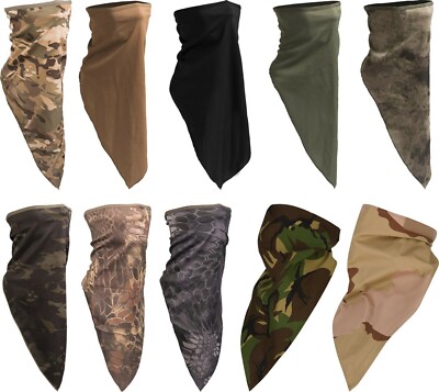 Face Scarf Dreieckstuch atmungsaktiv Motorrad Schal Gesichtstarnung Halstuch