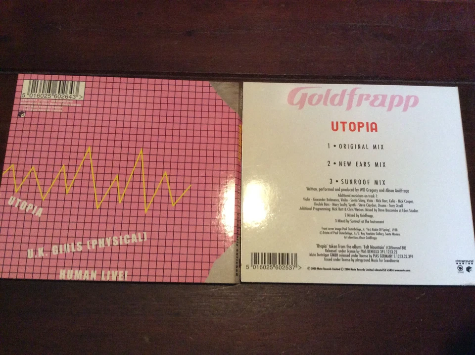 Goldfrapp [2 CD Maxi] Utopia + Utopia - Bild 2 von 2