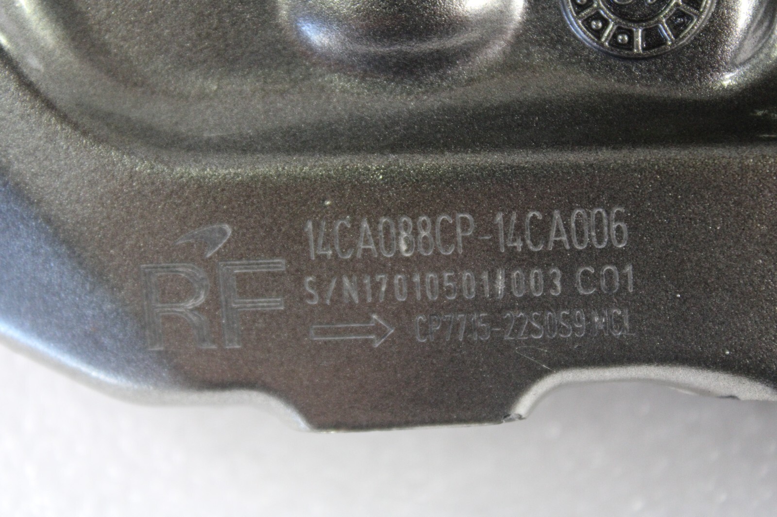 McLaren 720S, RH, Right, Front Brake Caliper, Silver, Dmg, Used, P/N 14CA088CP