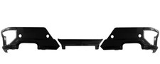 Gloss Black Rear Bumper Overlay Cap Cover For 19-26 Silverado Dual-exh Wsensors Gloss Black Rear Bumper Overlay Cap Cover For 19-26 Silverado Dual-exh Wsensors