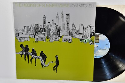 JONI MITCHELL - THE HISSING OF SUMMER LAWNS - Vinyl LP (1975) EX/VG+