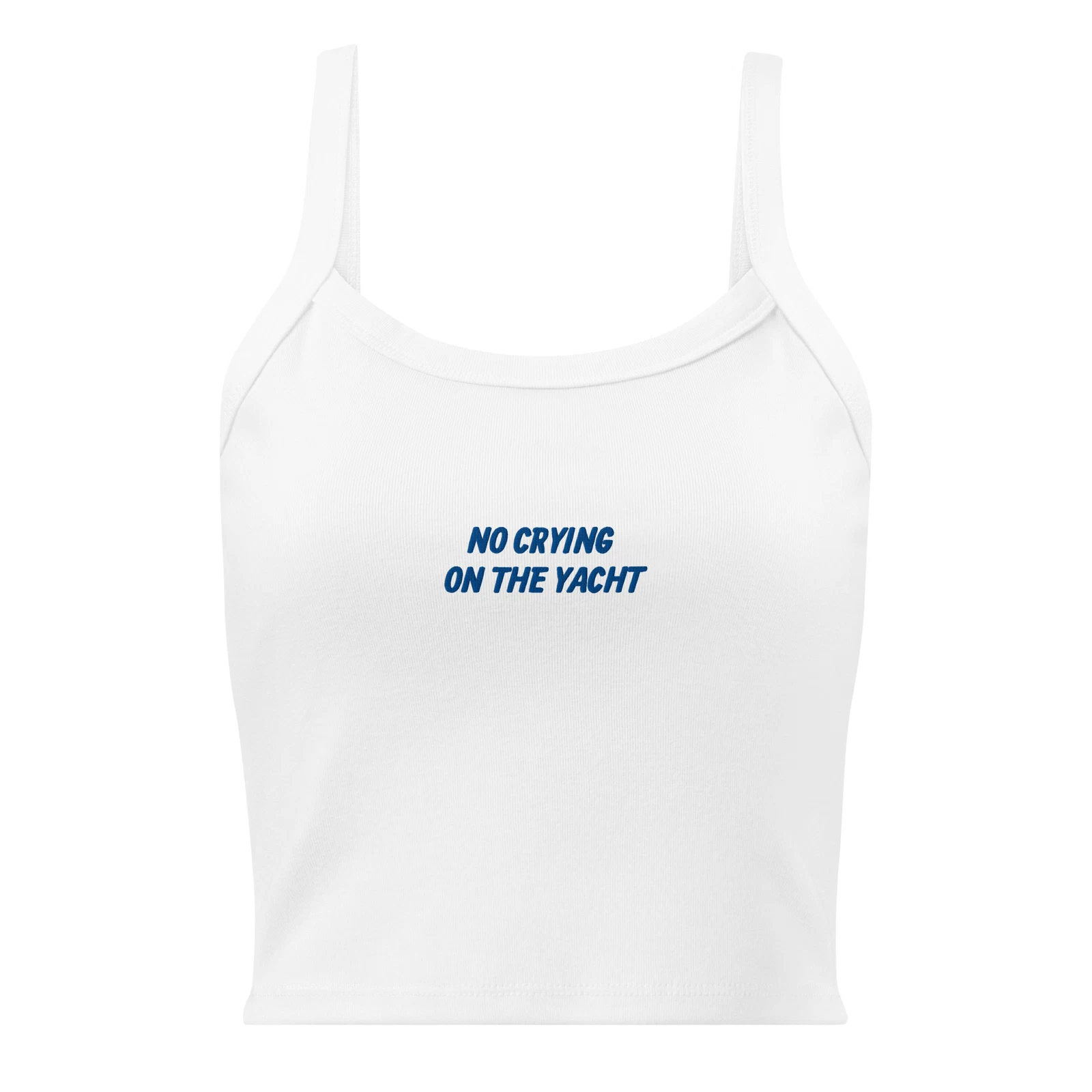 No Crying On The Yacht Tank Top – Cute Casual Top