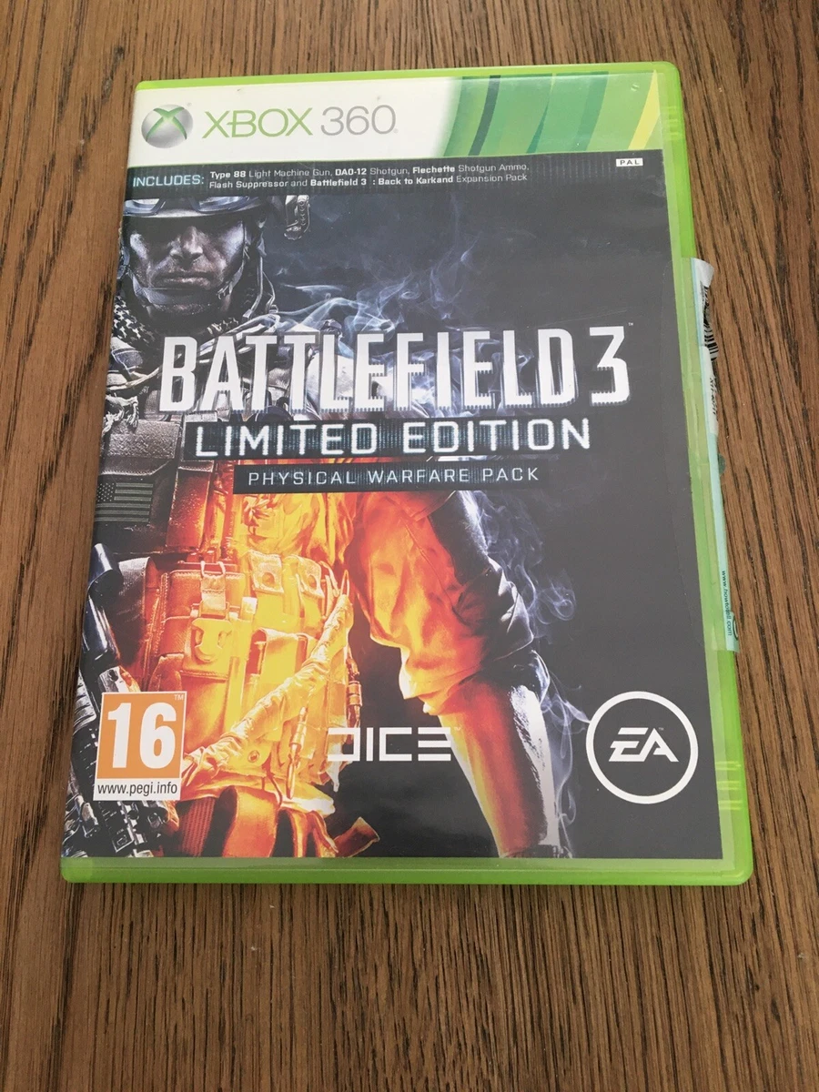 Battlefield 3 limited edition xbox 360 best sale price