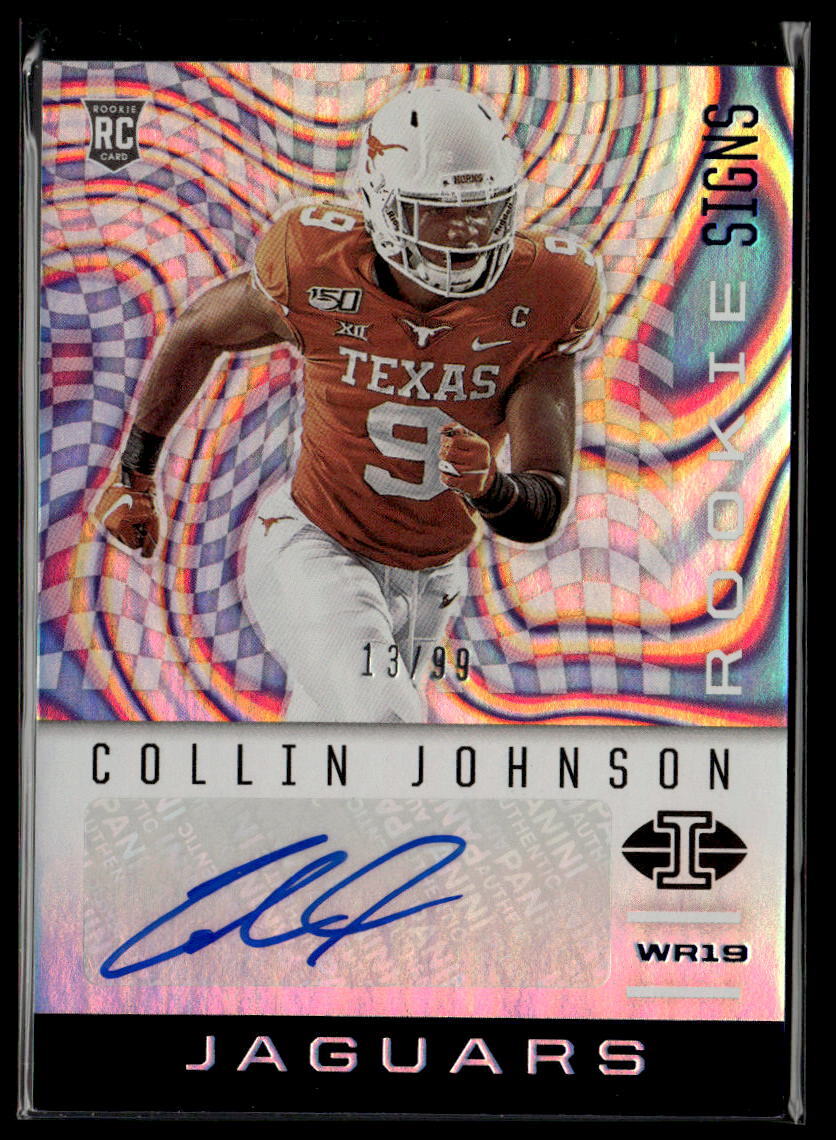 Collin Johnson Panini Illusions Rookie Signs #RS31 Blue