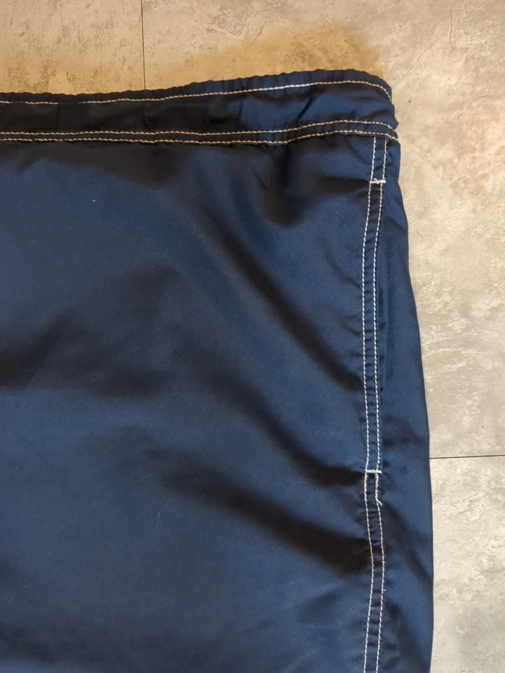 Trader Bay Men’s Board Shorts Swim Trunks Navy Blue Size XL Tie Front 15099 - Image 4 of 4