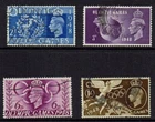 UK GB Great Britain   1948 Olympic Games  Set of 4 Stamps  used